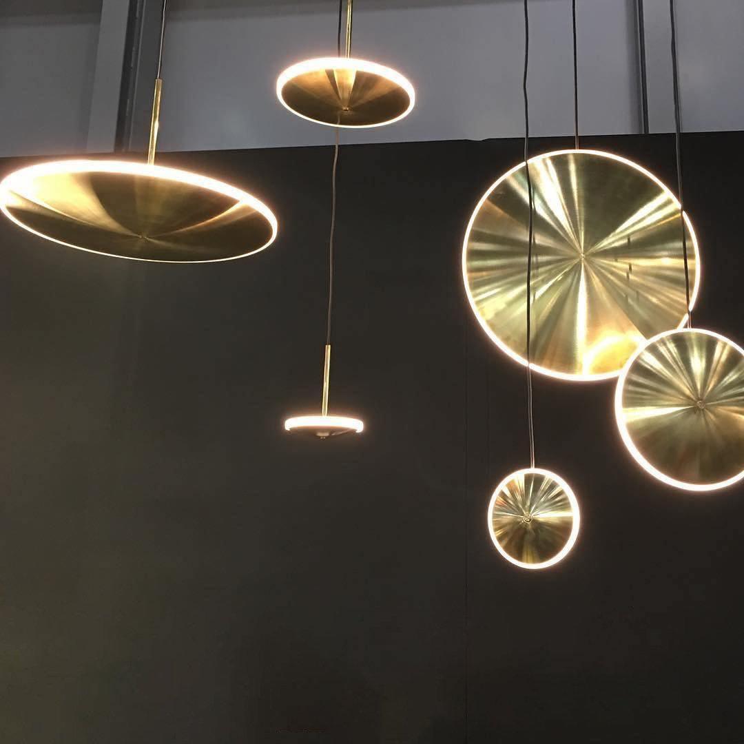 Uvenisra Moderne minimalistische hanglamp in schotelvorm