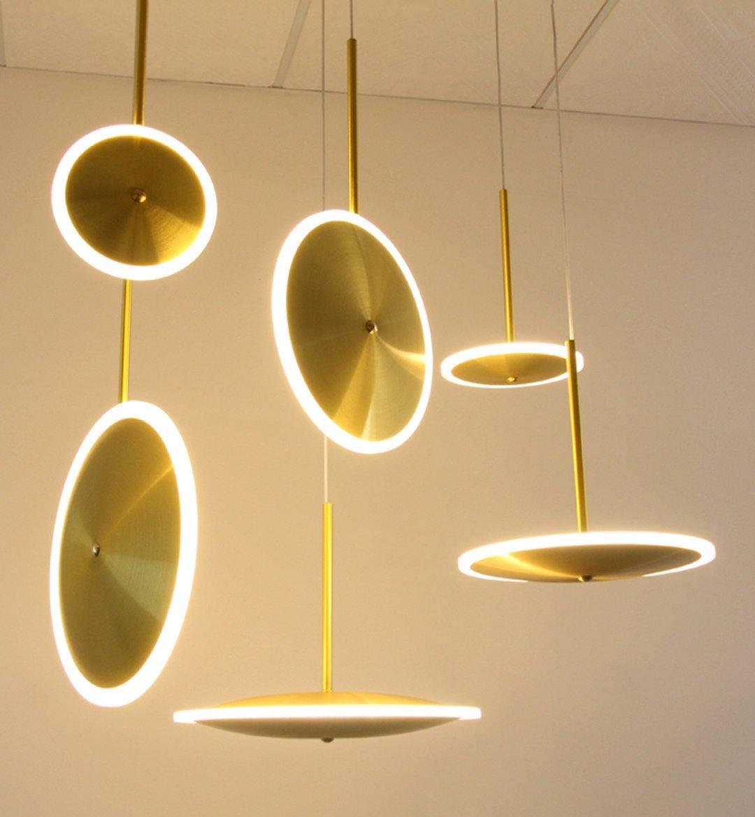 Uvenisra Moderne minimalistische hanglamp in schotelvorm