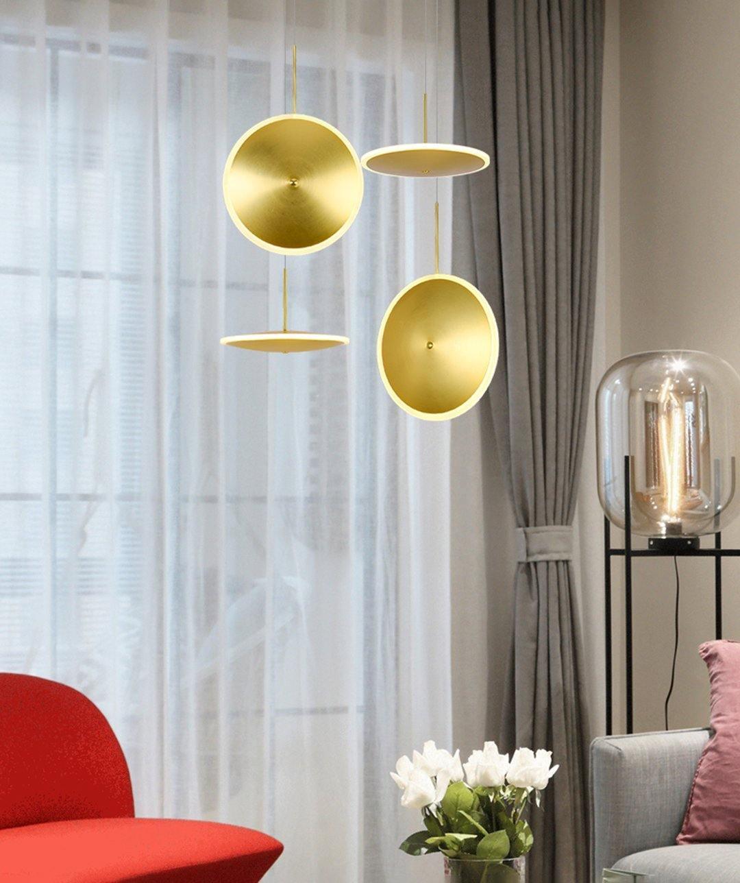 Uvenisra Moderne minimalistische hanglamp in schotelvorm