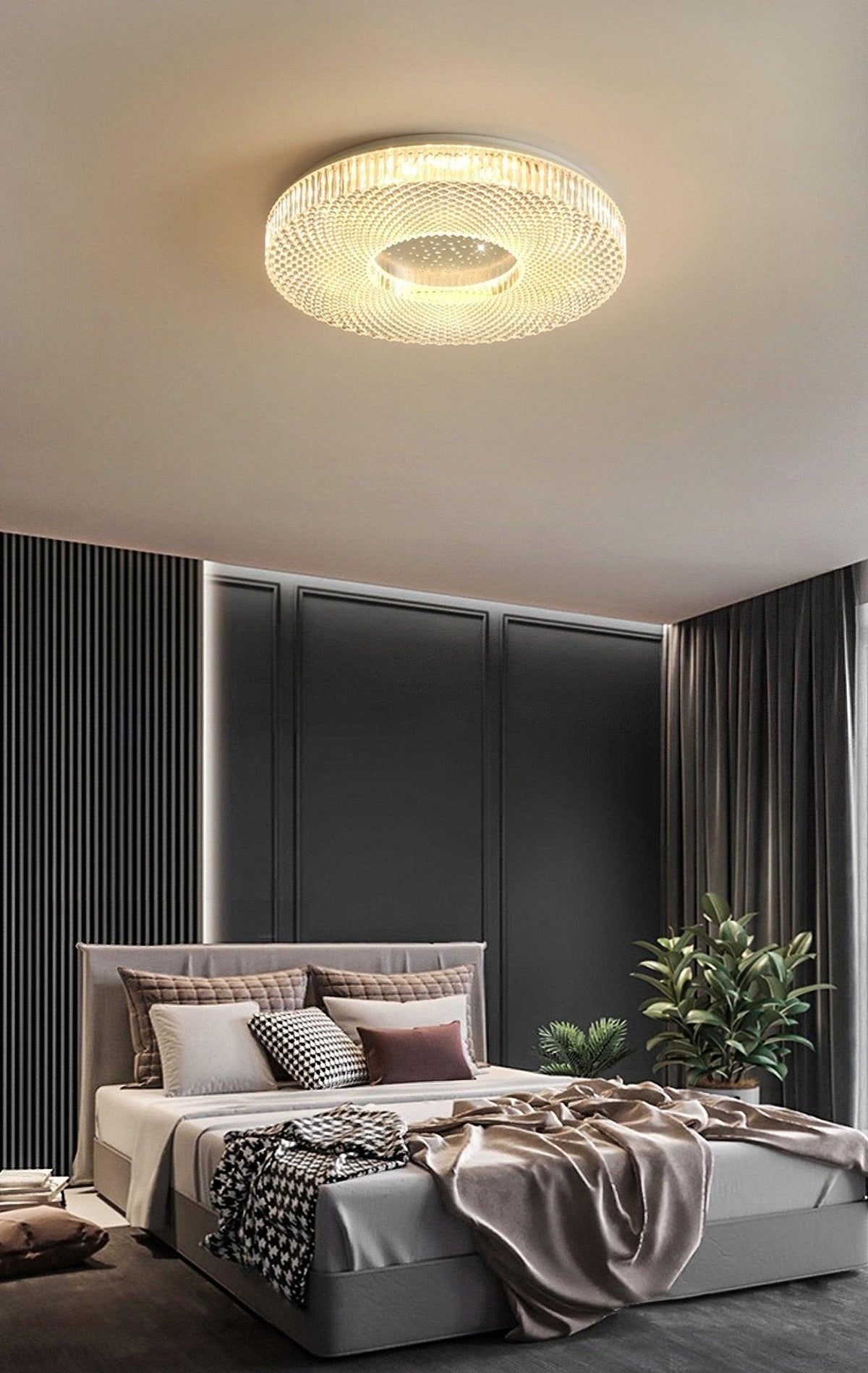 Lucalella plafondlamp acryl LED luxe voor woonkamer