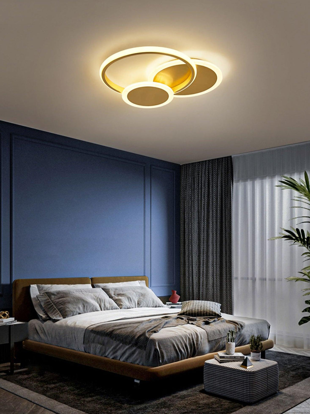 Insk Kunstzinnig Cirkels LED Plafondlamp