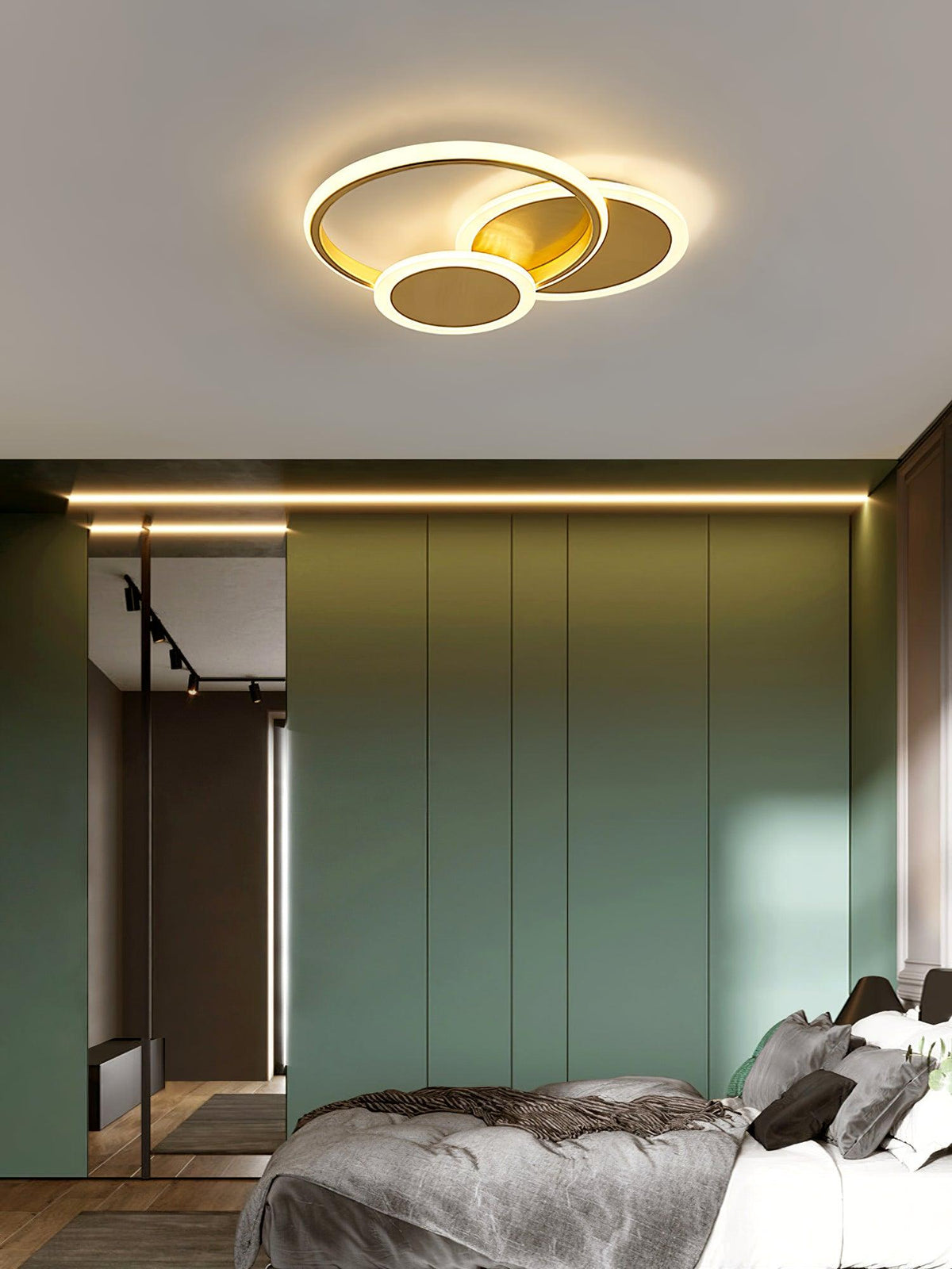 Insk Kunstzinnig Cirkels LED Plafondlamp