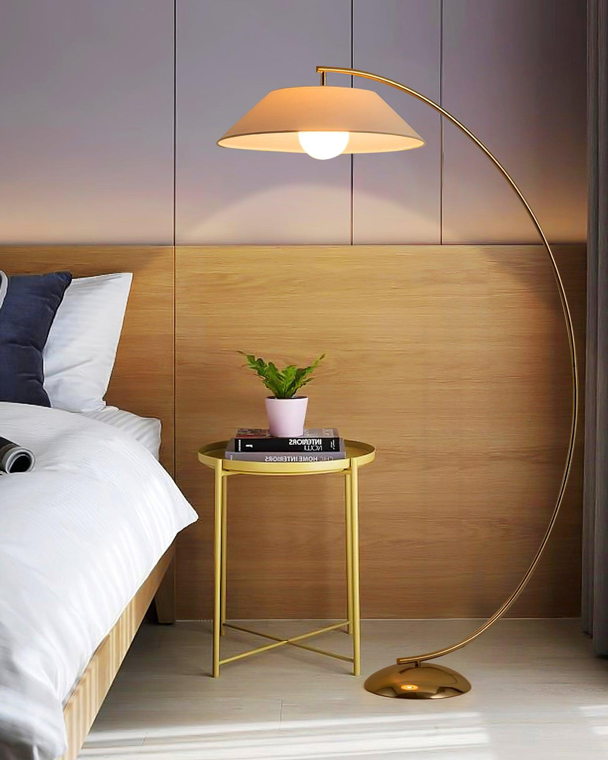 Veradin Stalen vloerlamp van vezel