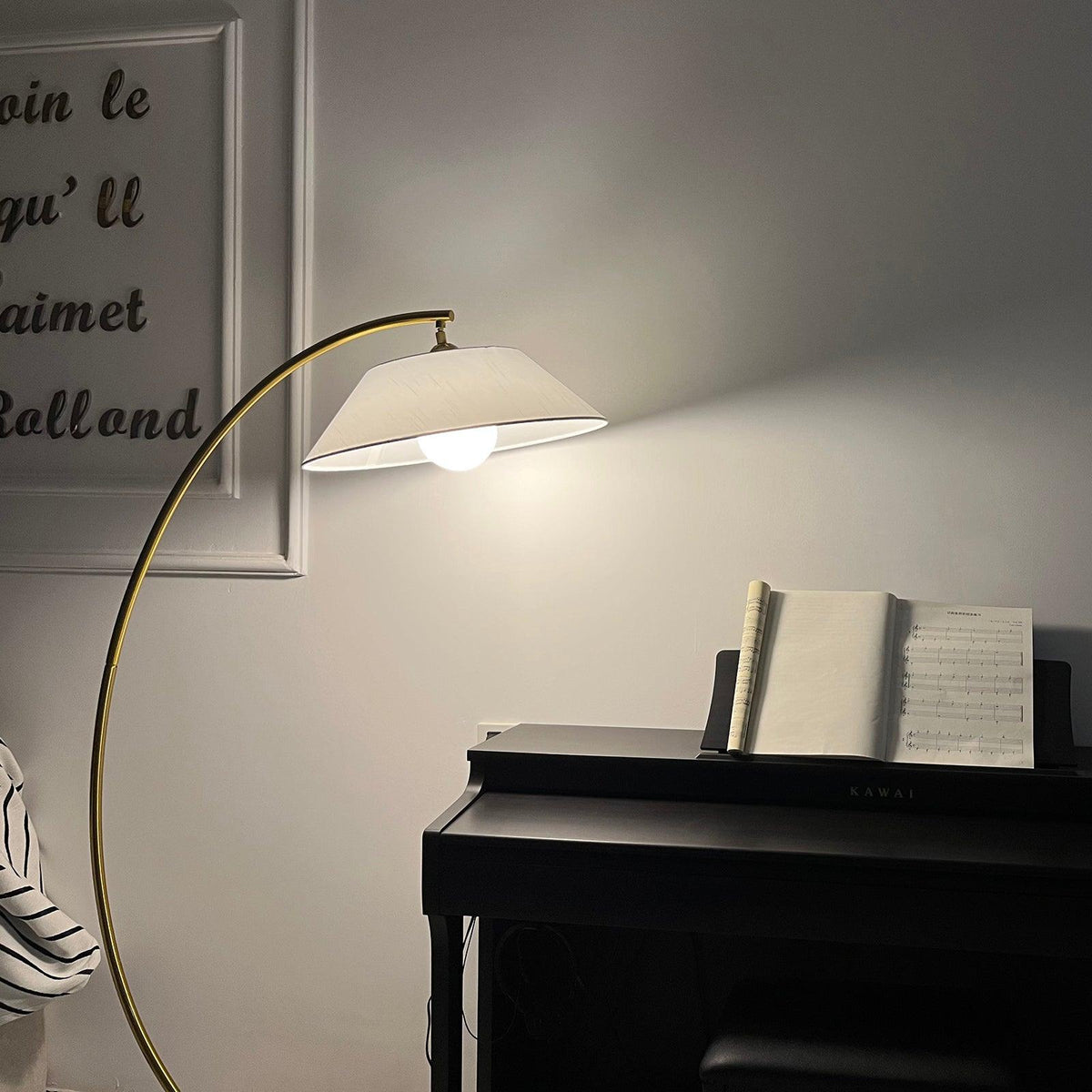 Veradin Stalen vloerlamp van vezel