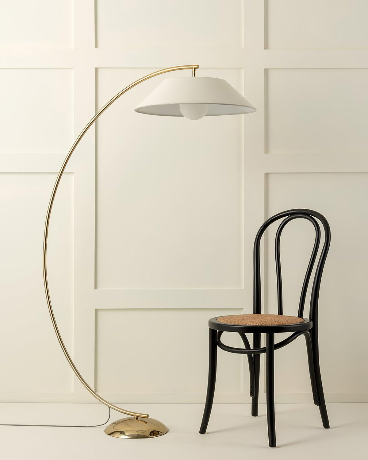 Veradin Stalen vloerlamp van vezel