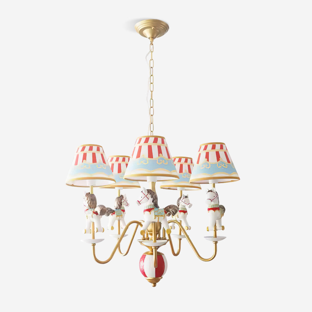 Solvian kroonluchter Carousel Kids Speels