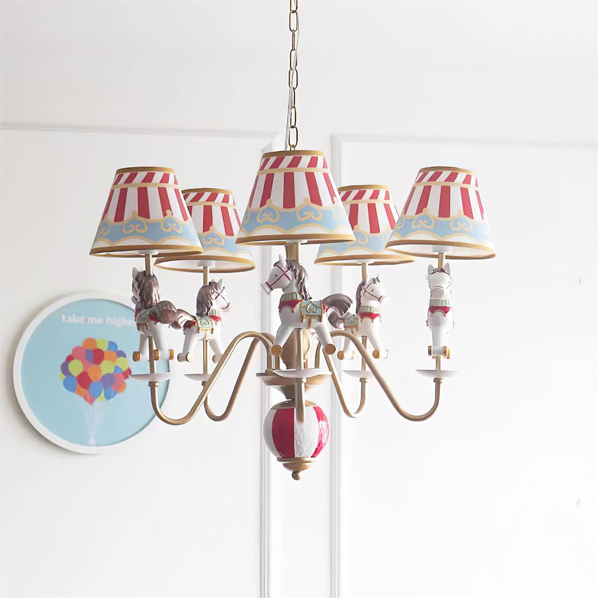 Solvian kroonluchter Carousel Kids Speels