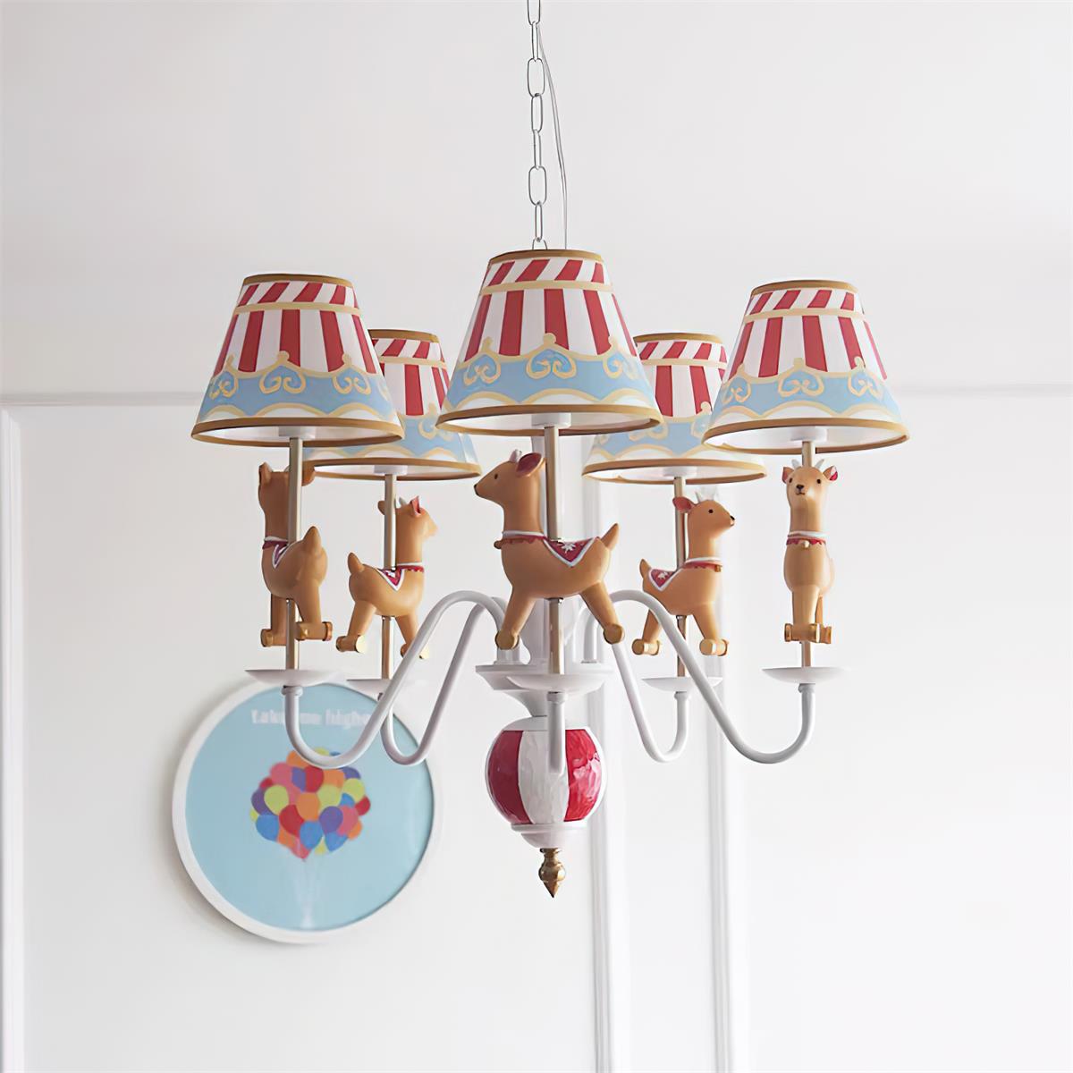 Solvian kroonluchter Carousel Kids Speels