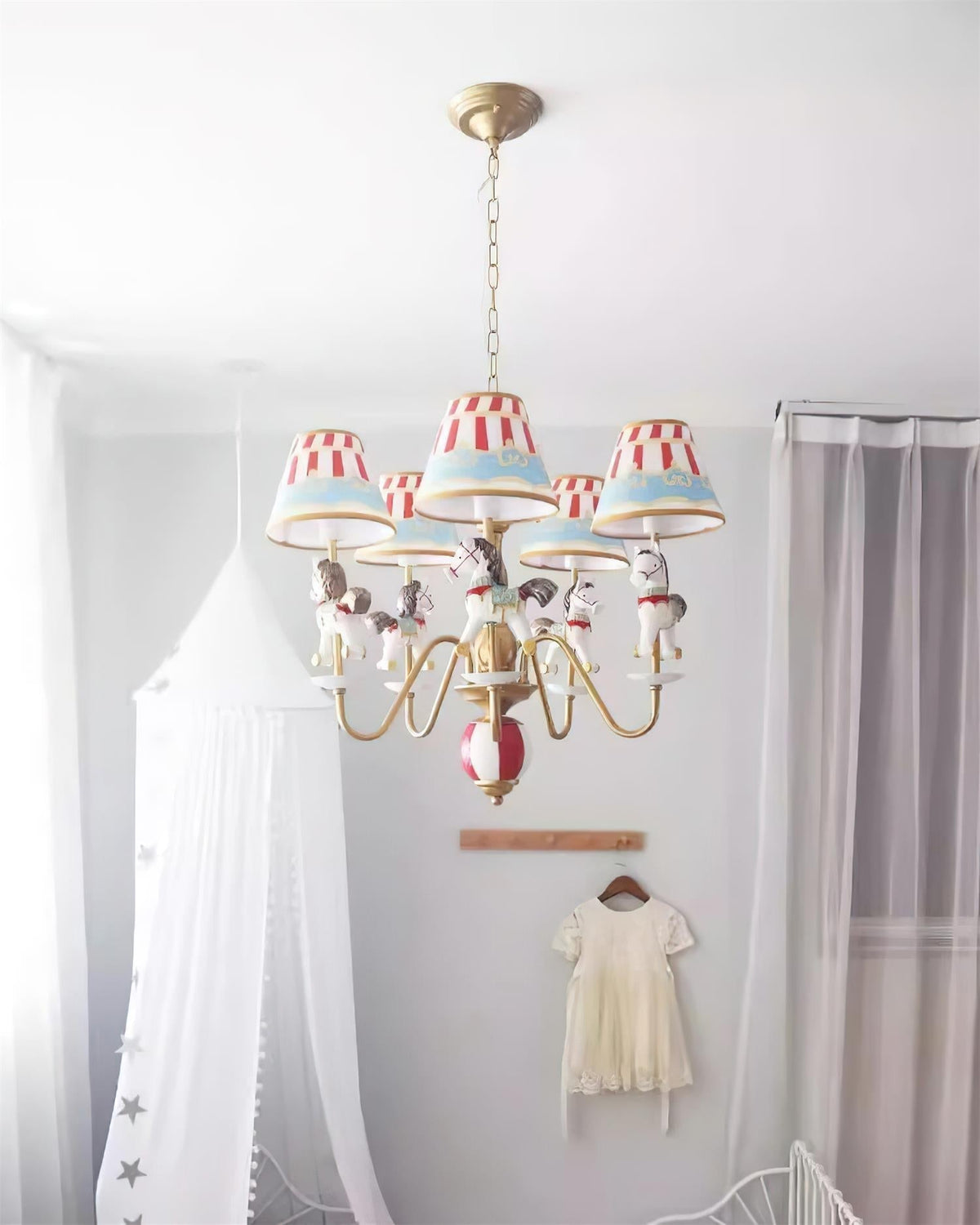 Solvian kroonluchter Carousel Kids Speels