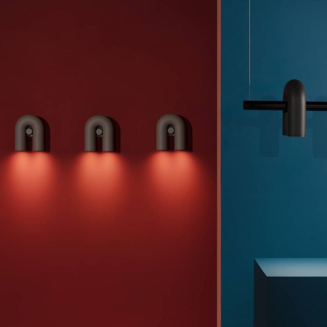 Felix Moderne Design LED Wandlamp LED Metaal Zwart/Blauw/Grijs/Rood Woonkamer/Slaapkamer