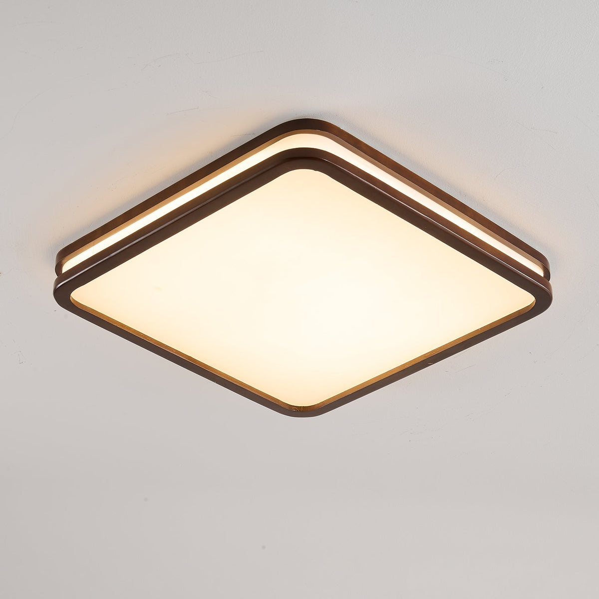 Nysilos modern Minimalistisch Hout Plafondlamp