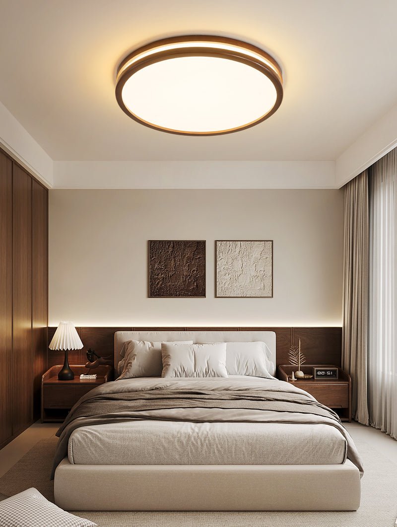 Nysilos modern Minimalistisch Hout Plafondlamp
