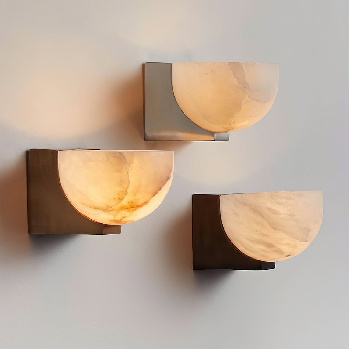 Corvina Bowl albasten wandlamp