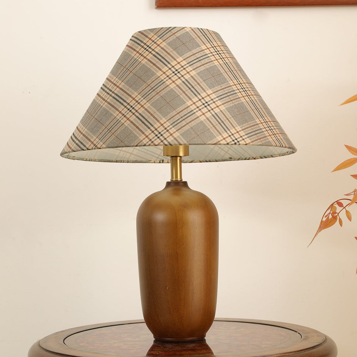 Sienna Hout en Stoffen Klassieke tafellamp