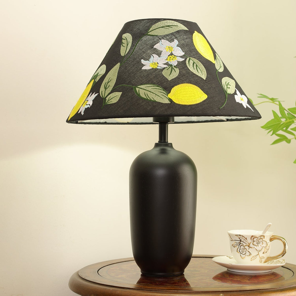 Sienna Hout en Stoffen Klassieke tafellamp
