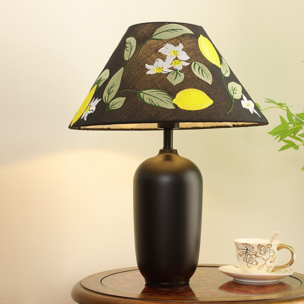 Sienna Hout en Stoffen Klassieke tafellamp