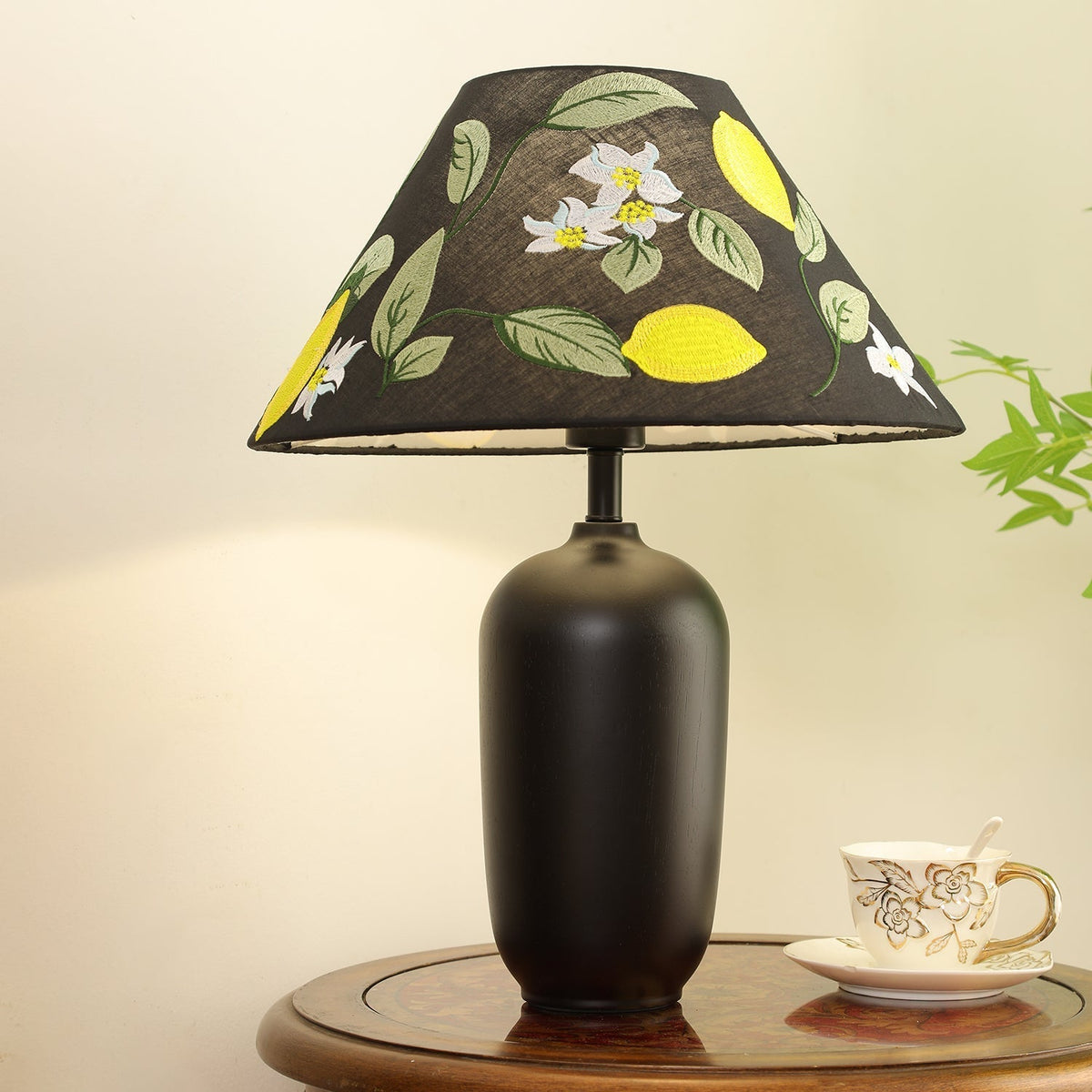 Sienna Hout en Stoffen Klassieke tafellamp