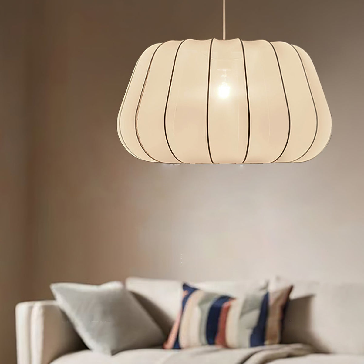 Zenell elegantie Cloud stof hanglamp
