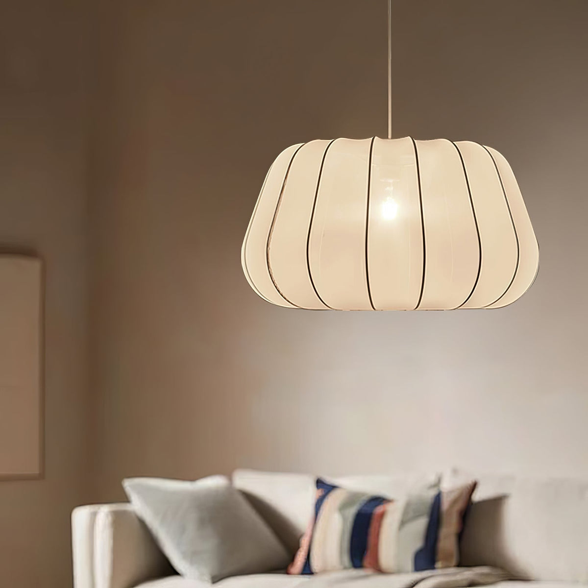 Zenell elegantie Cloud stof hanglamp
