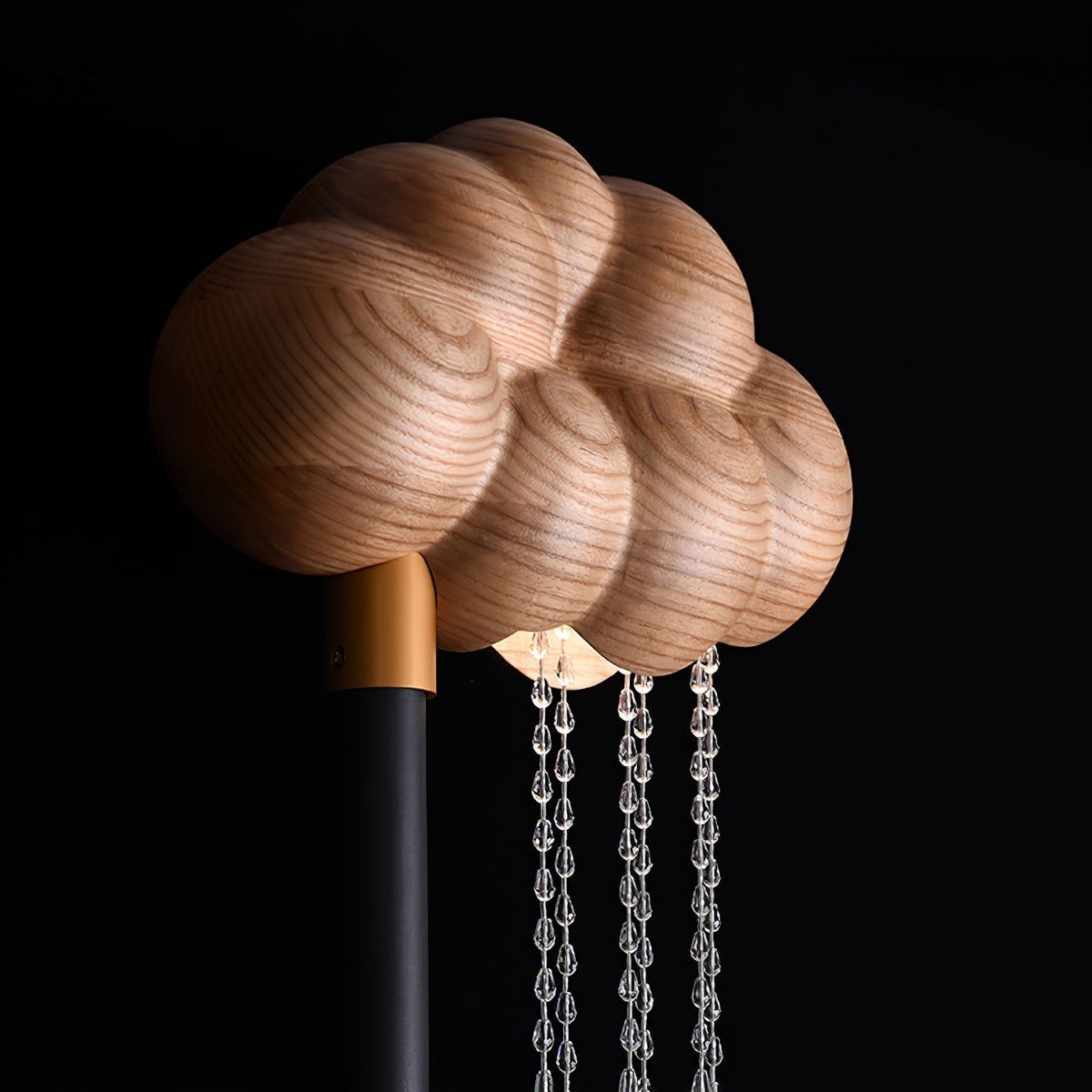 Orinyra wolkenvormige brons vloerlamp