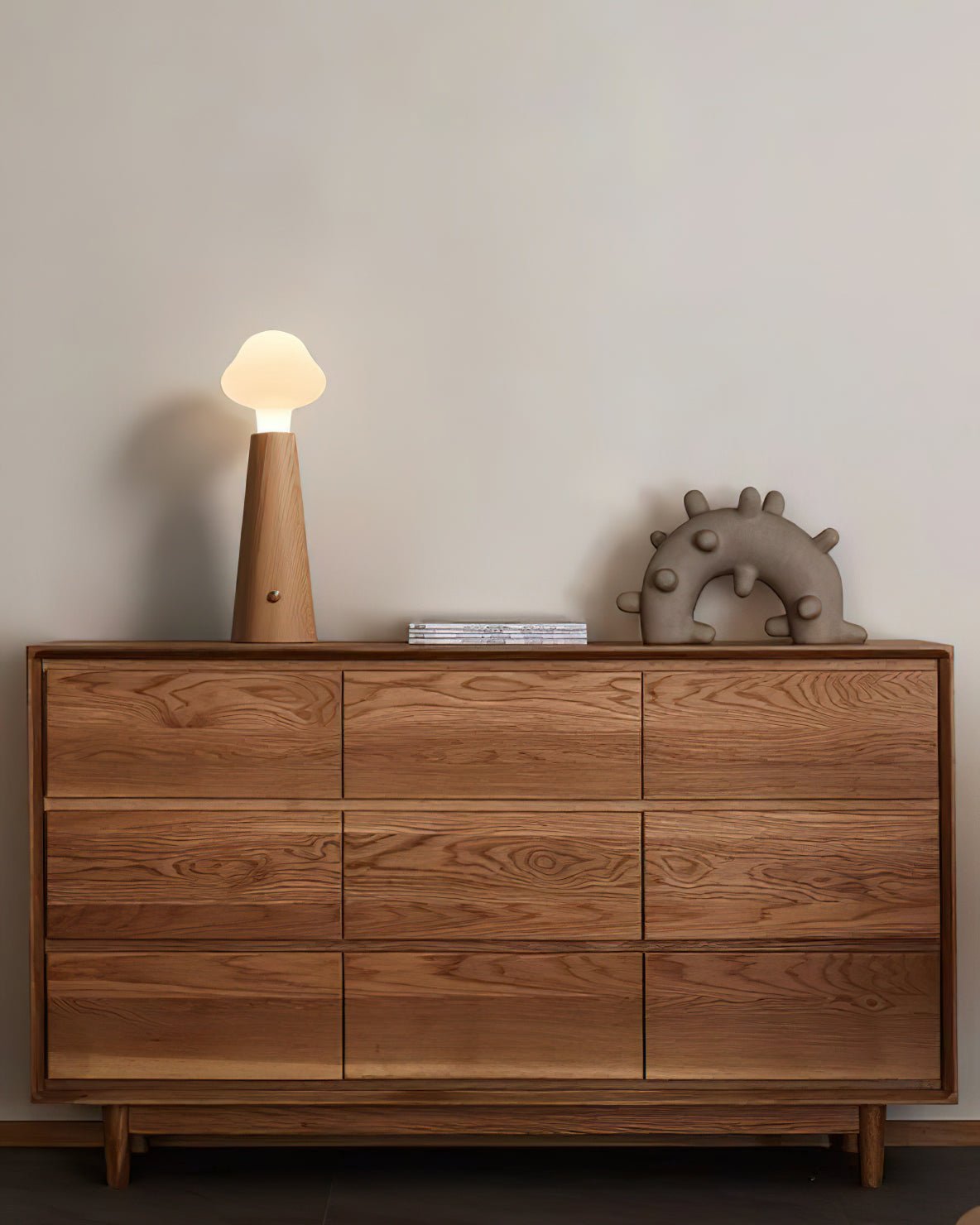 Mushio Houten Wolk tafellamp
