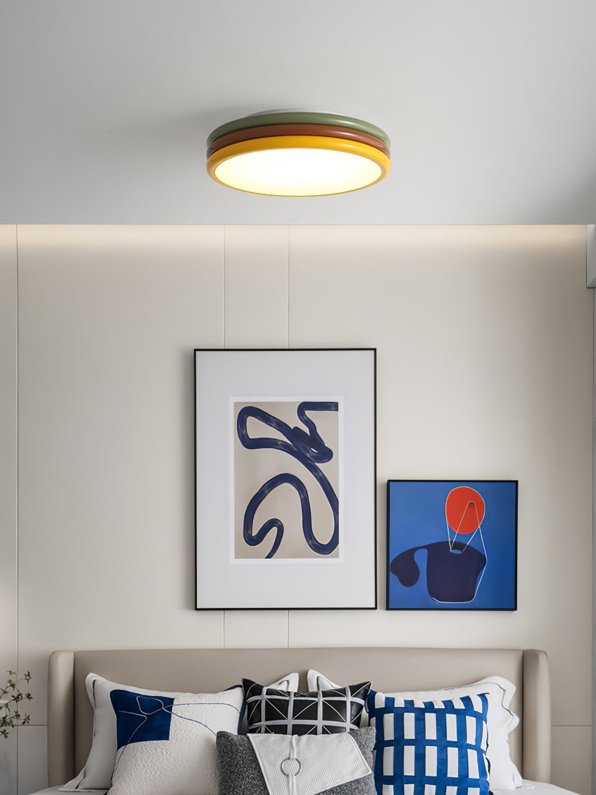 Dunoir unieke plafondlamp met kleurverloop