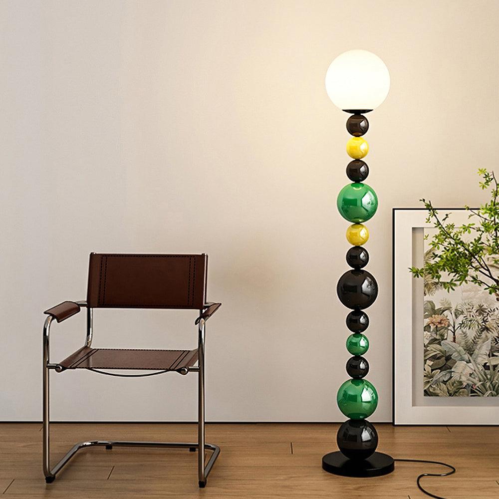 Zoriel Kunstmatige glas vloerlamp
