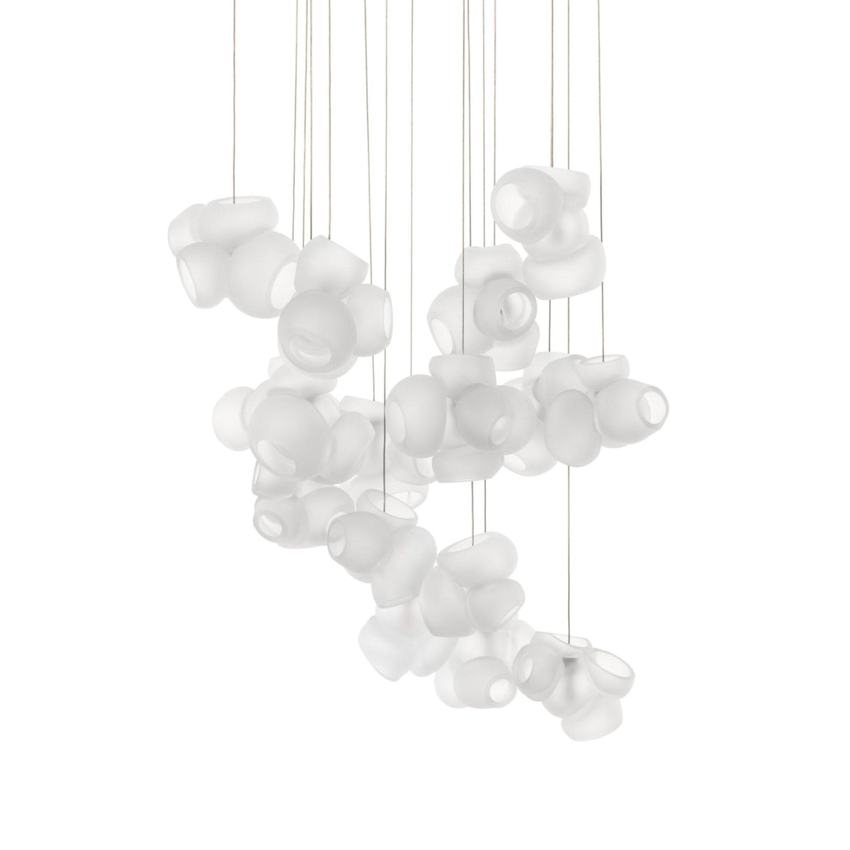 Ursa Bubbles Cluster glas hanglamp