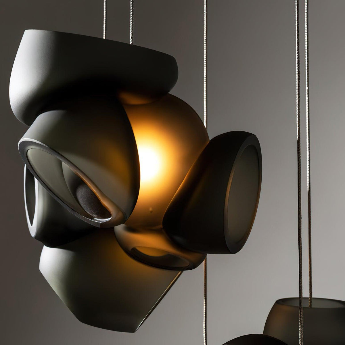 Ursa Bubbles Cluster glas hanglamp