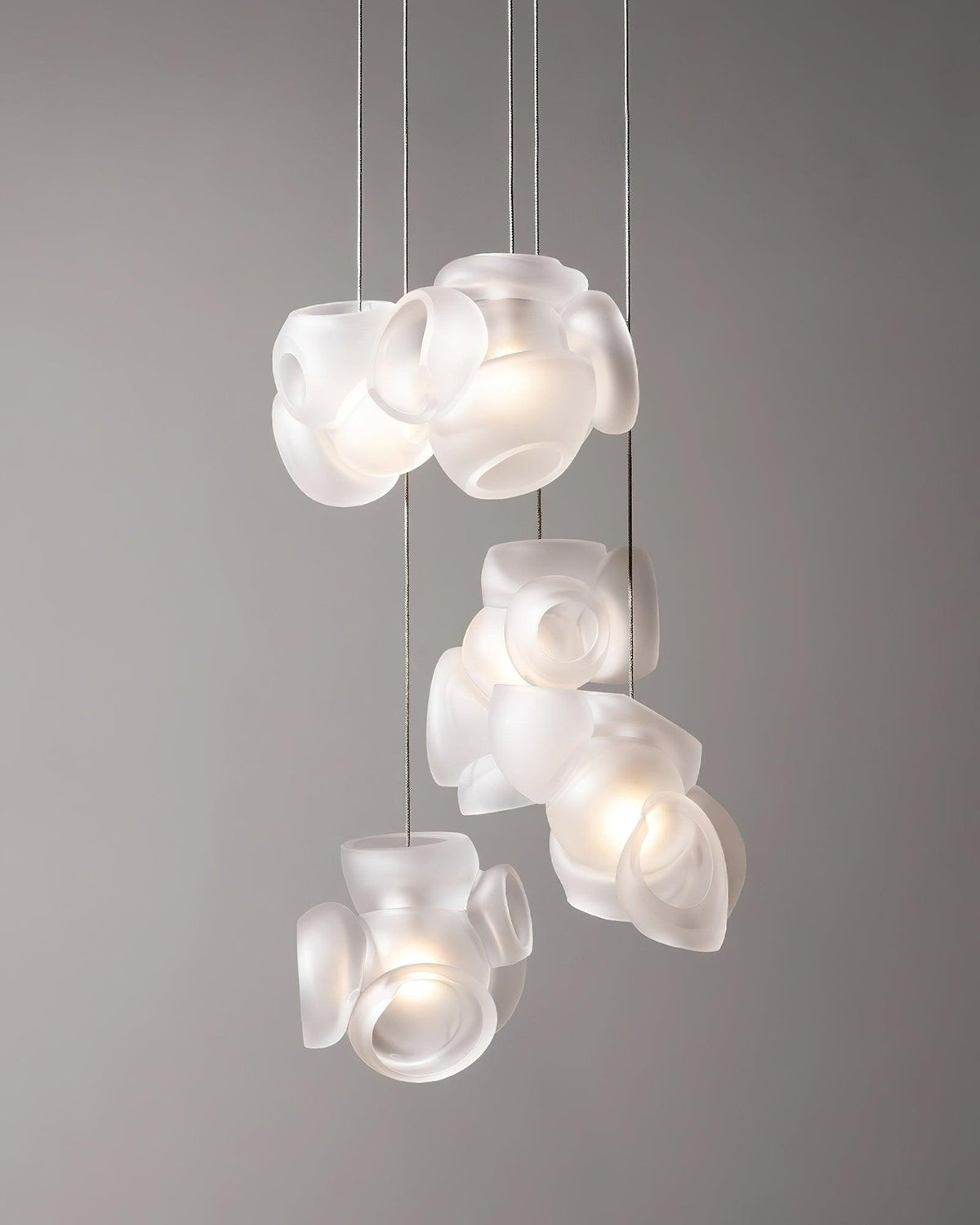 Ursa Bubbles Cluster glas hanglamp