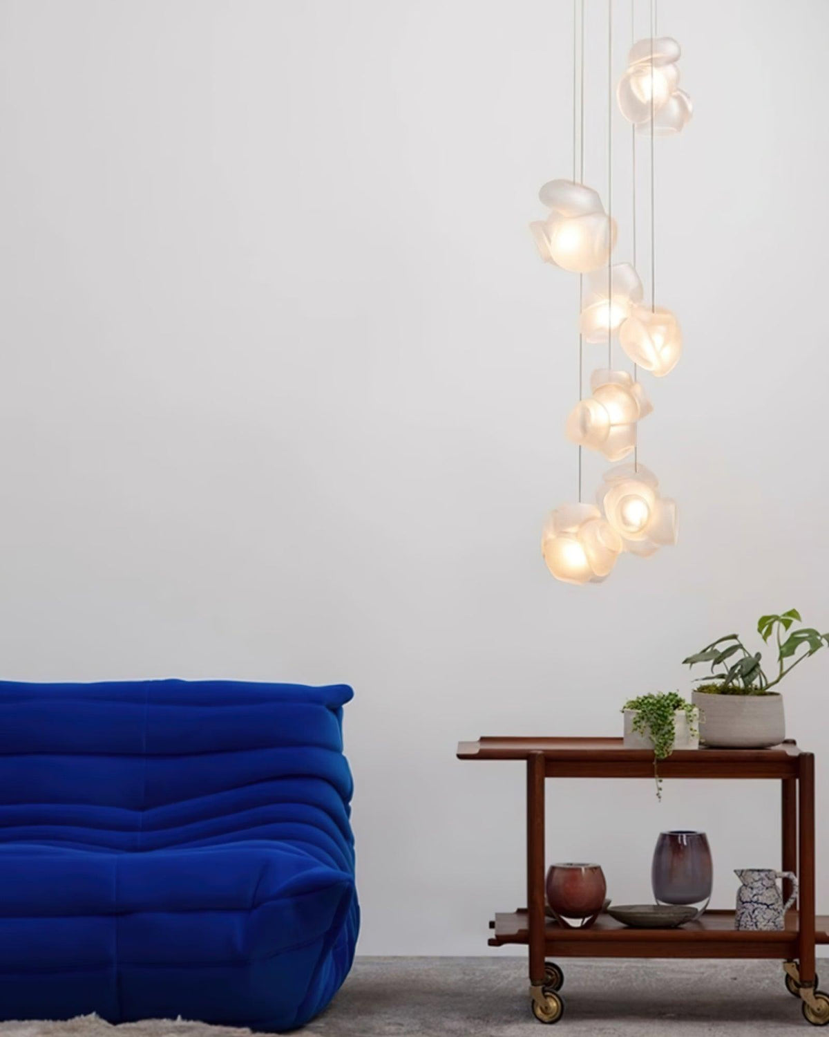 Ursa Bubbles Cluster glas hanglamp