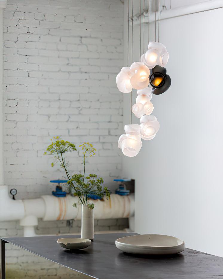Ursa Bubbles Cluster glas hanglamp