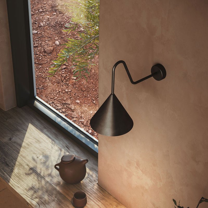 Forgecone Rustieke wandlamp met conische vorm