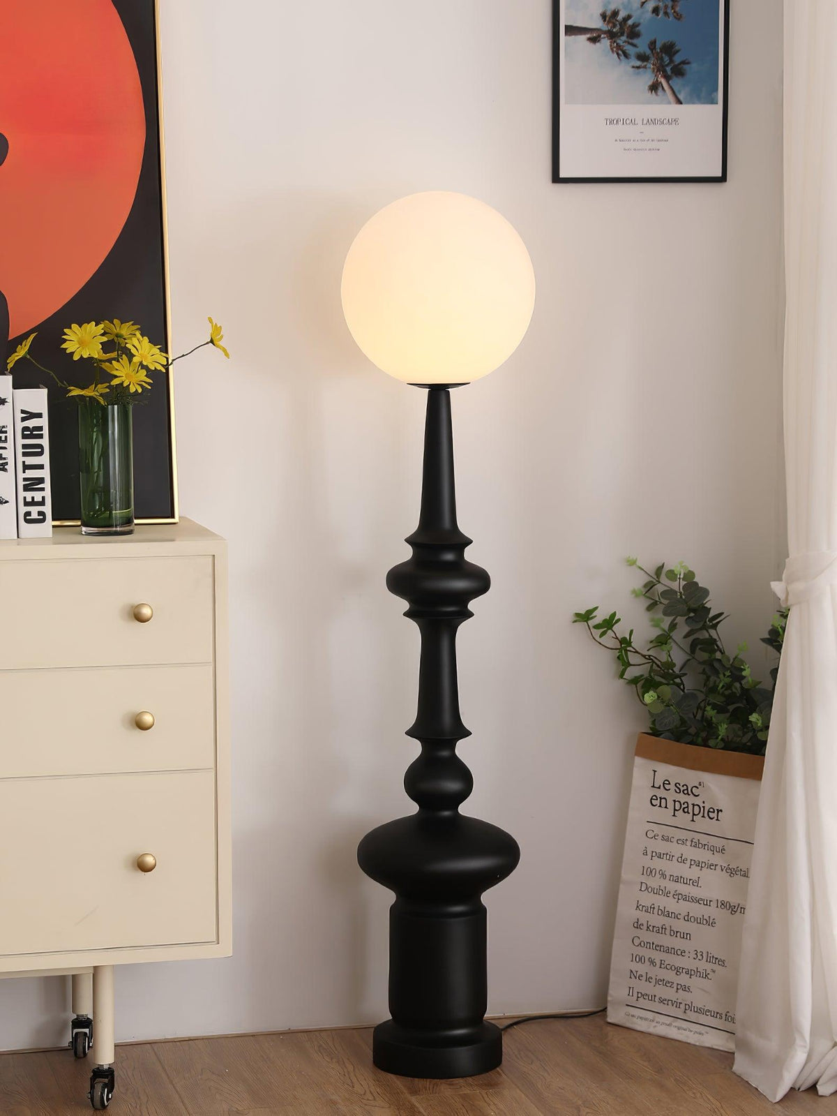 Riroxen vloerlamp Roman Column