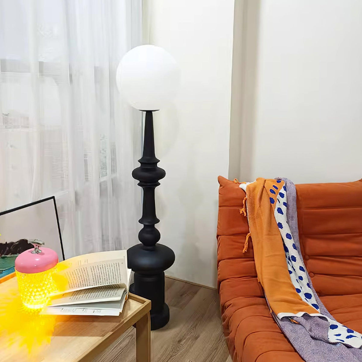 Riroxen vloerlamp Roman Column