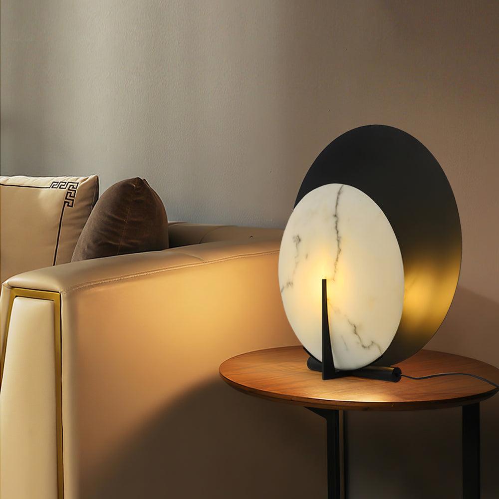 Astix Half Moon albasten tafellamp