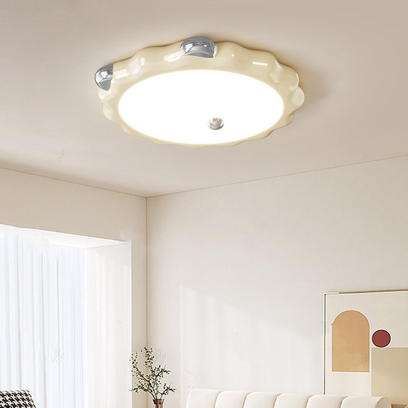 Casolila elegantie Art Crème plafondlamp