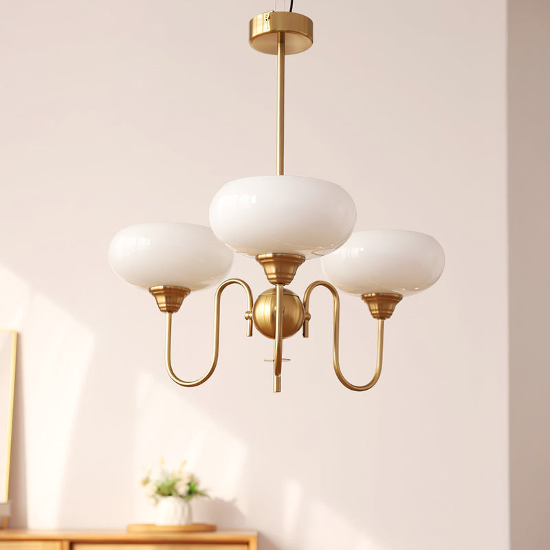 Nielsen Vintage LED Metaal Glas Hanglampen Woonkamer