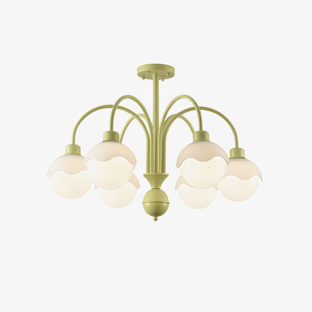 Sorivora Kroonluchter Creamy Lychee Matcha Groen Arm