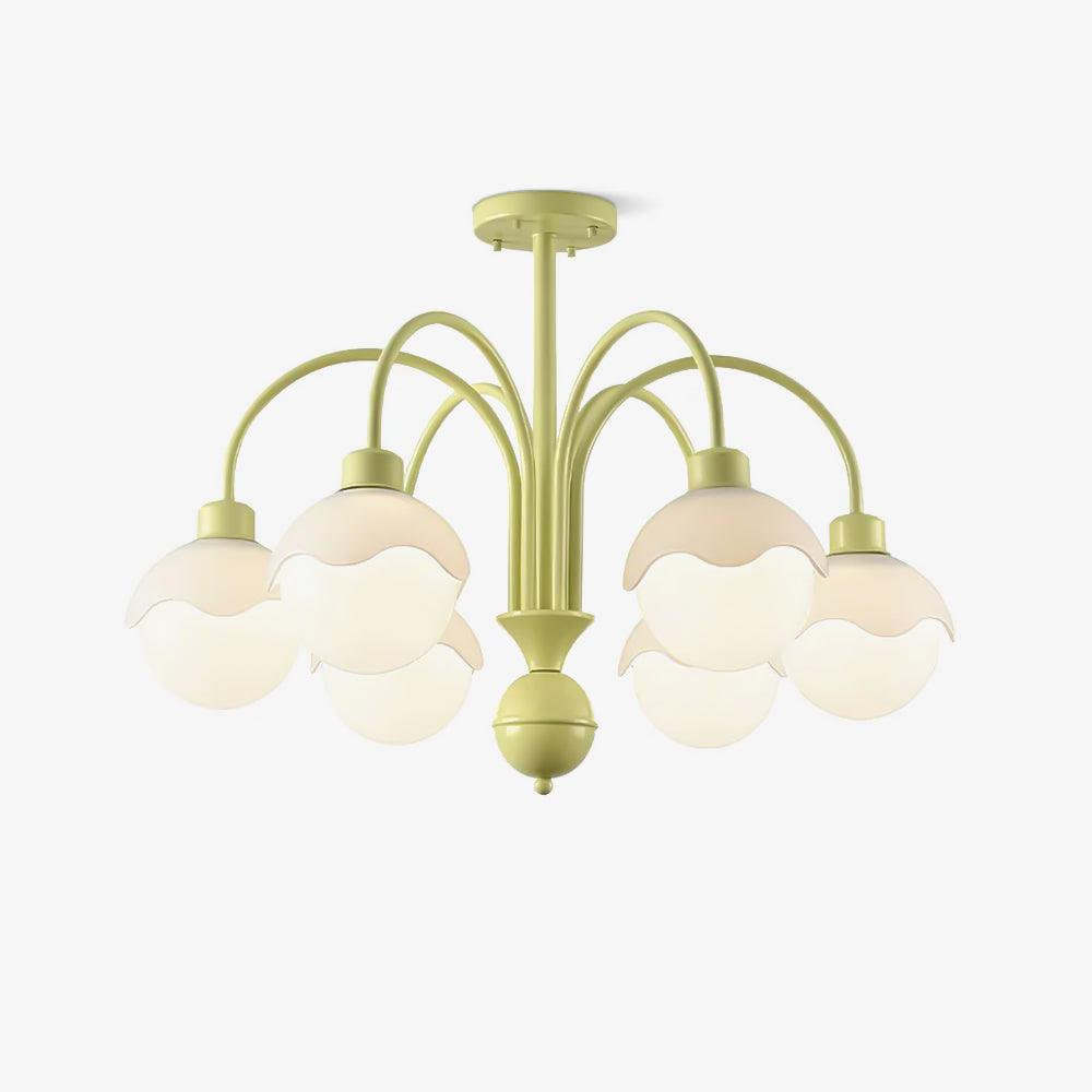 Sorivora Kroonluchter Creamy Lychee Matcha Groen Arm