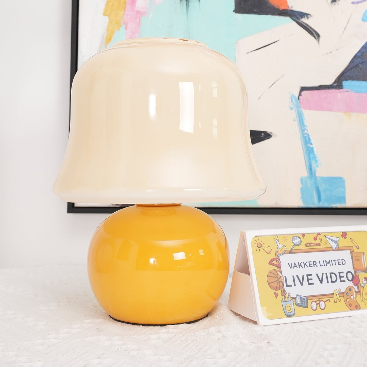 Holg keramische luxe tafellamp