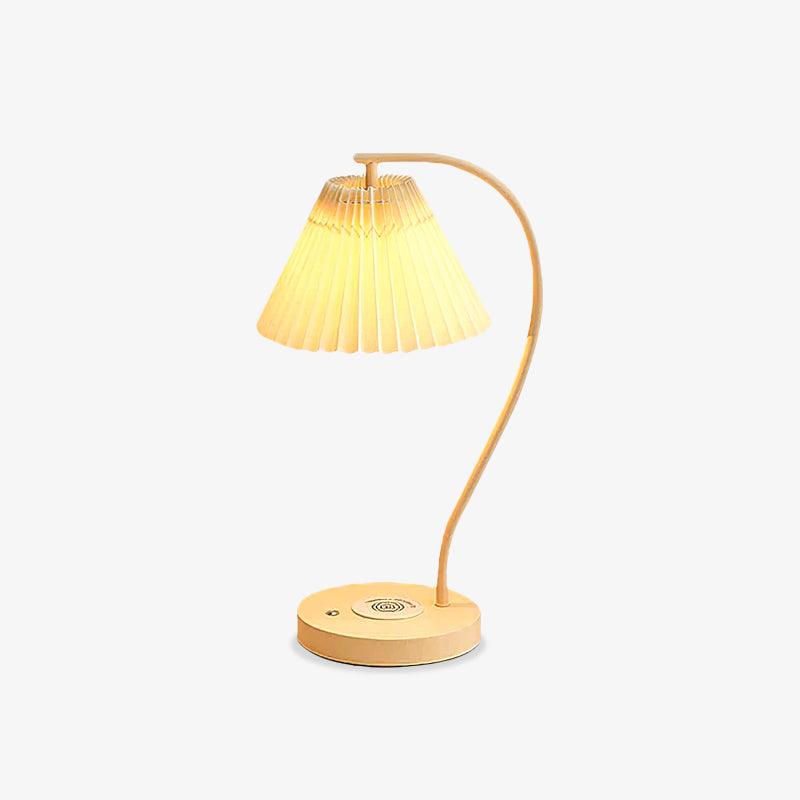 Evlaeus minimalistisch tafellamp van hout