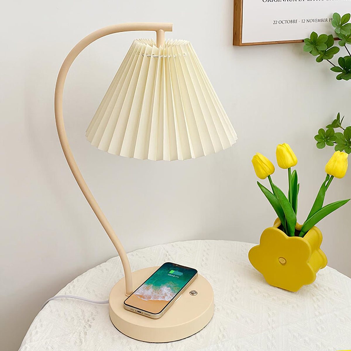 Evlaeus minimalistisch tafellamp van hout