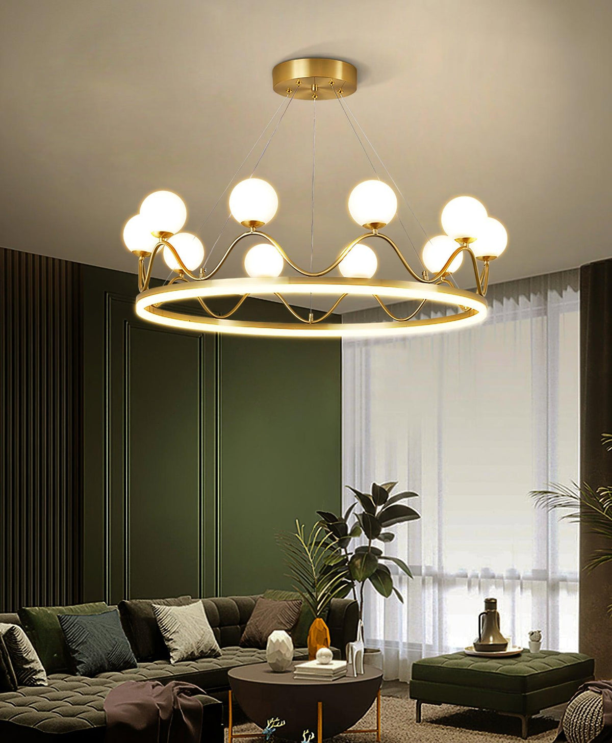 Lioriora luxe glas kroonluchter