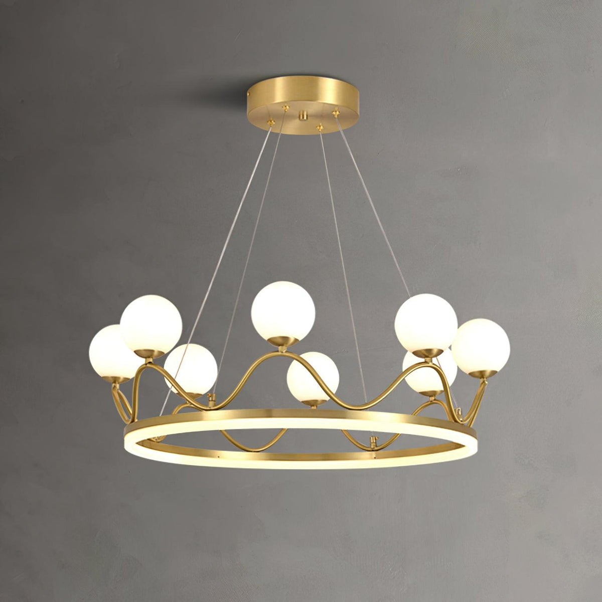 Lioriora luxe glas kroonluchter