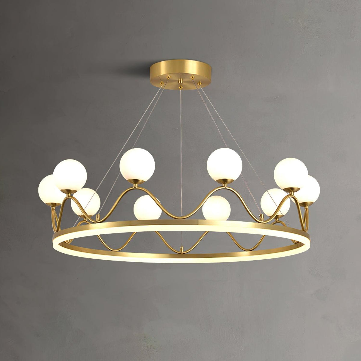 Lioriora luxe glas kroonluchter