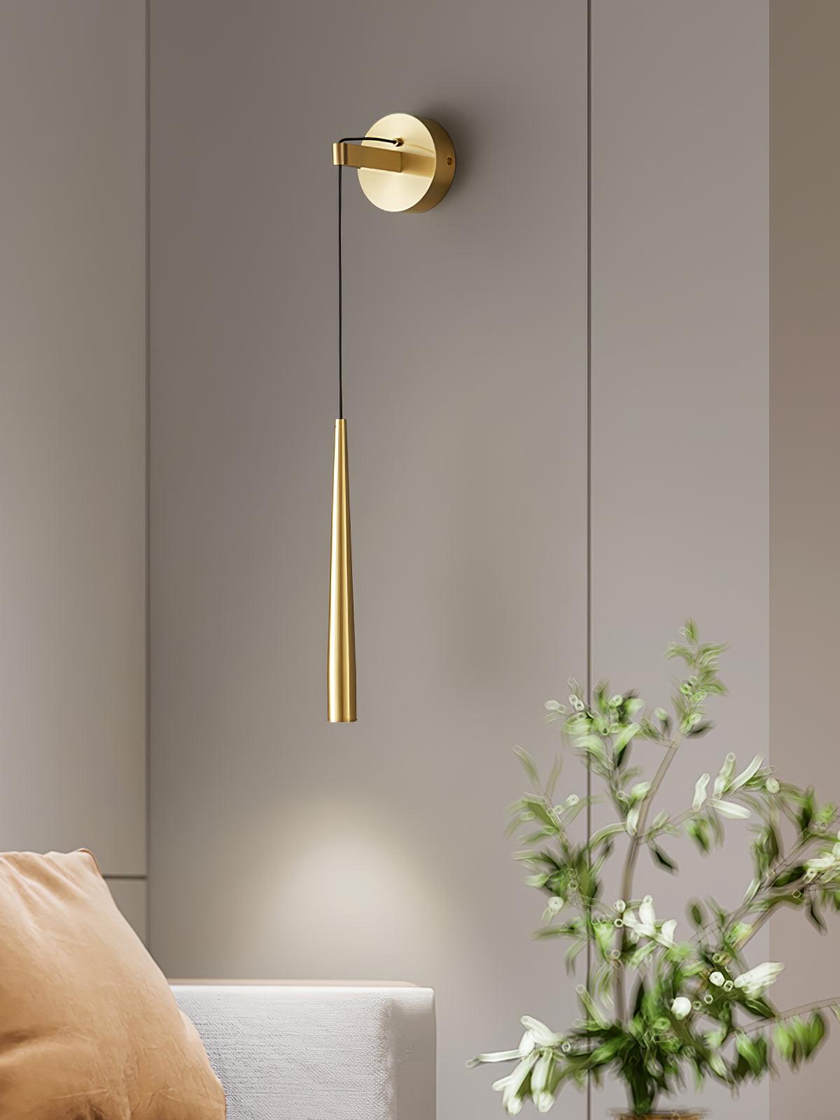 Dava Moderne wandlamp conisch kristal minimalistisch