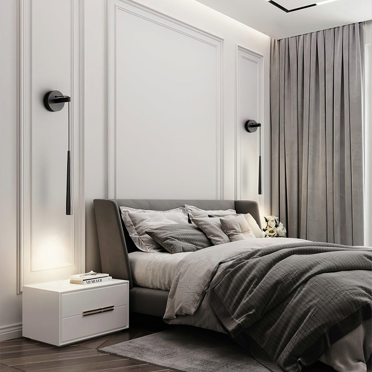 Dava Moderne wandlamp conisch kristal minimalistisch