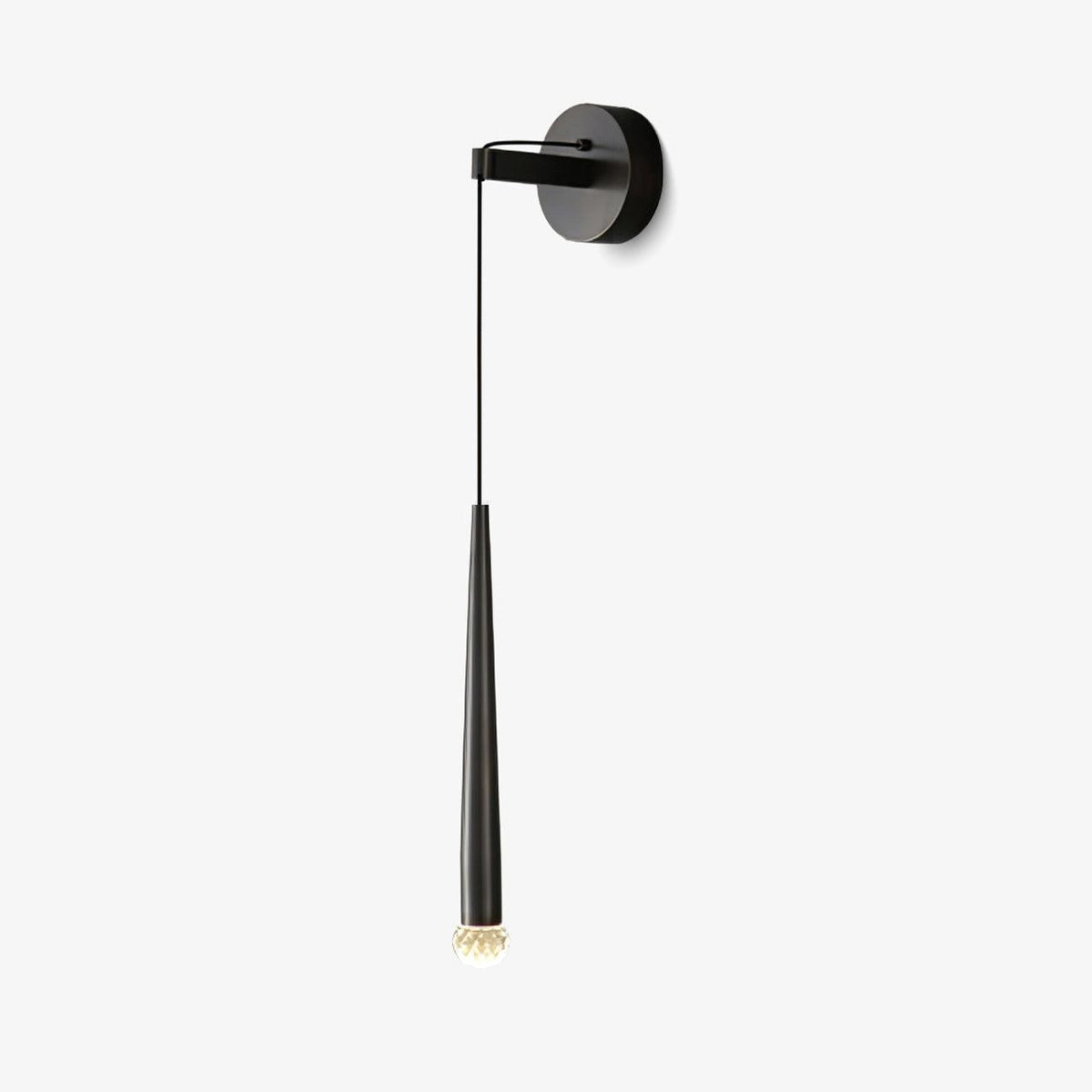Dava Moderne wandlamp conisch kristal minimalistisch