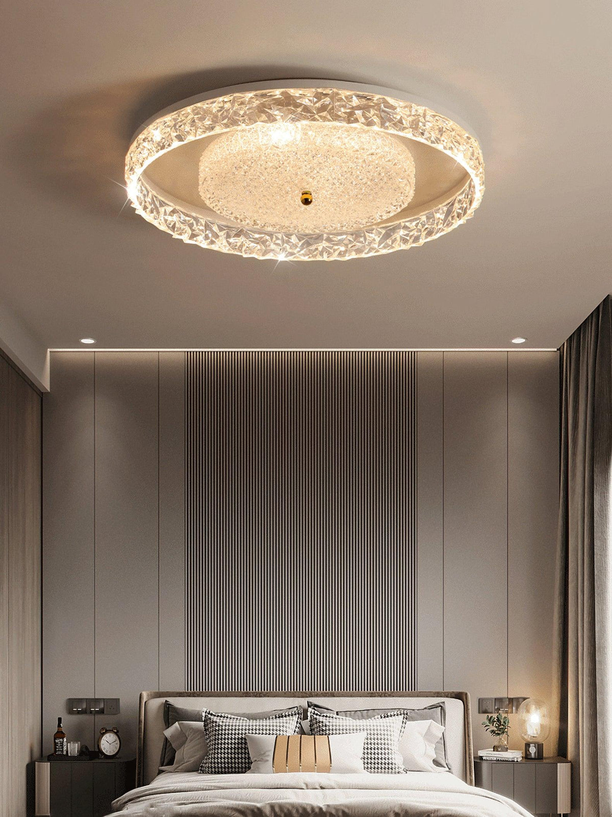 Bia Postmodern luxe ingebouwde kristallen plafondlamp